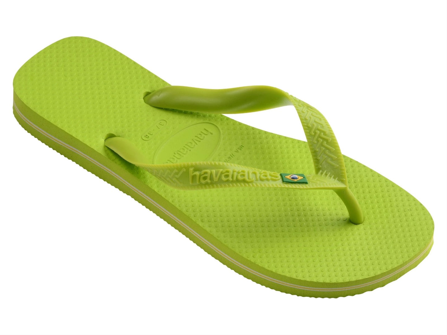 Havaianas BRASIL LIME GREEN/LIME GREEN  LIME GREEN/LIME GREEN 4000032-7344