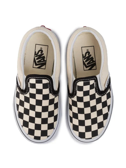 VANS Classic Slip-On (Checkerboard) Black/Wht VN000ZBUEO11