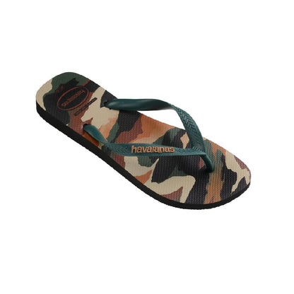 Havaianas TOP CAMU BLACK/PANTANAL GREEN  BLACK/PANTANAL GREEN 4141398-6134