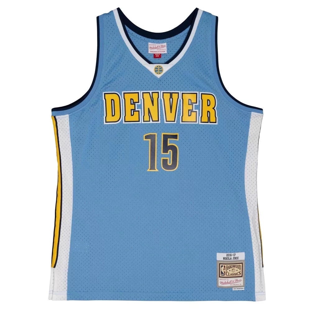 Mitchell & Ness NBA ROAD JERSEY NUGGETS 2016 NIKOLA JOKIC SMJY4448-DNU16NJOCLBL
