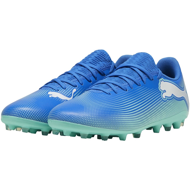 PUMA FUTURE 7 PLAY MG HYPERLINK BLUE-MINT-PUMA WHITE 107941-01