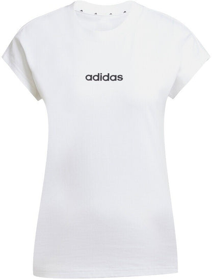 ADIDAS W LIN SJ T WHITE/BLACK JC8239