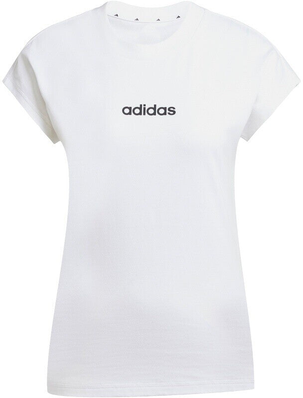 ADIDAS W LIN SJ T WHITE/BLACK JC8239