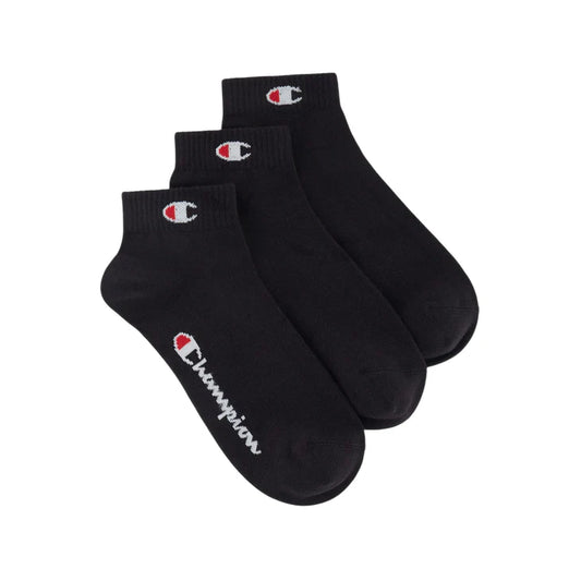 CHAMPION CMP 3PK QUARTER SOCKS NBK/NBK/NBK-NS U20099-KK001