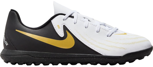 NIKE PHANTOM GX II CLUB TF WHITE/BLACK-MTLC GOLD COIN FJ2604-100