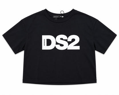 DS2 T-SHIRT CROP LOGO SS26K507