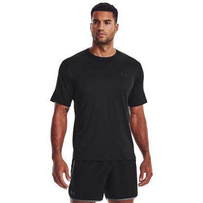 UNDER ARMOUR TECH VENT SS	BLACK/BLACK 1376791-001