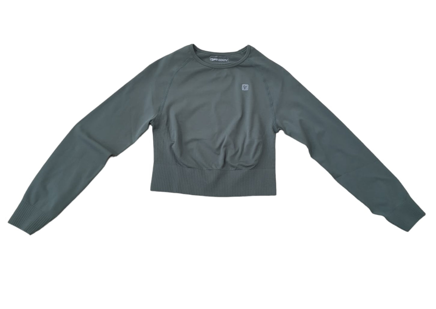 FREDDY FRE T-SHIRT MANICA LUNGA BEETLE GREEN F3WSFT3-V52