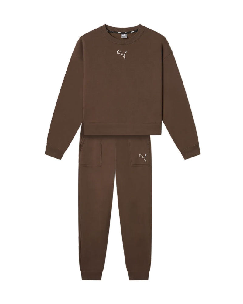 PUMA LOUNGEWEAR SUIT FL ESPRESSO BROWN 670025-65