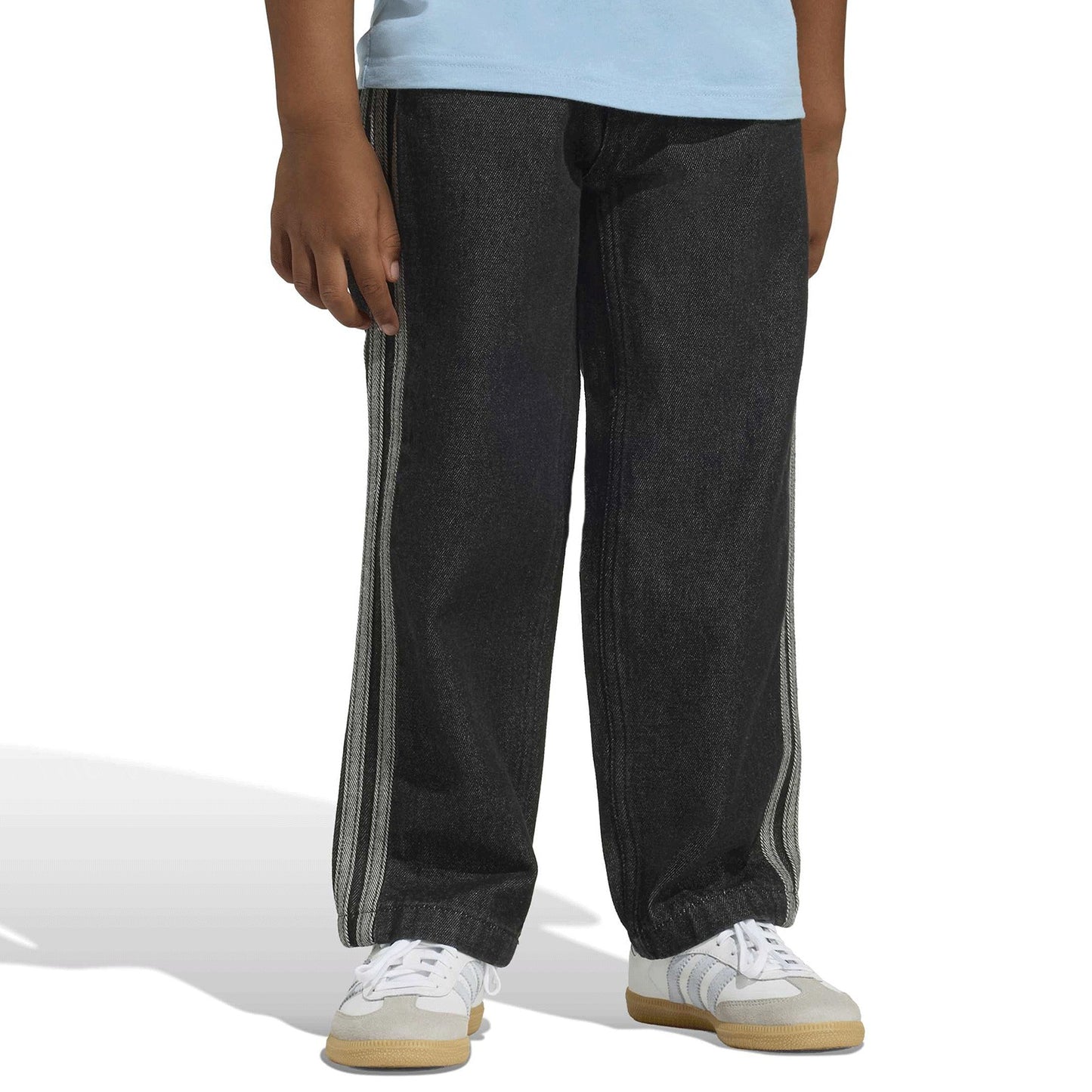 Pantaloni Adidas Firebird Denim Bambina Neri KD5809