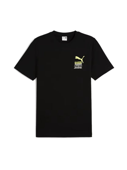 PUMA CLASSICS BRAND LOVE GRAPHIC TEE BLACK 625028-01
