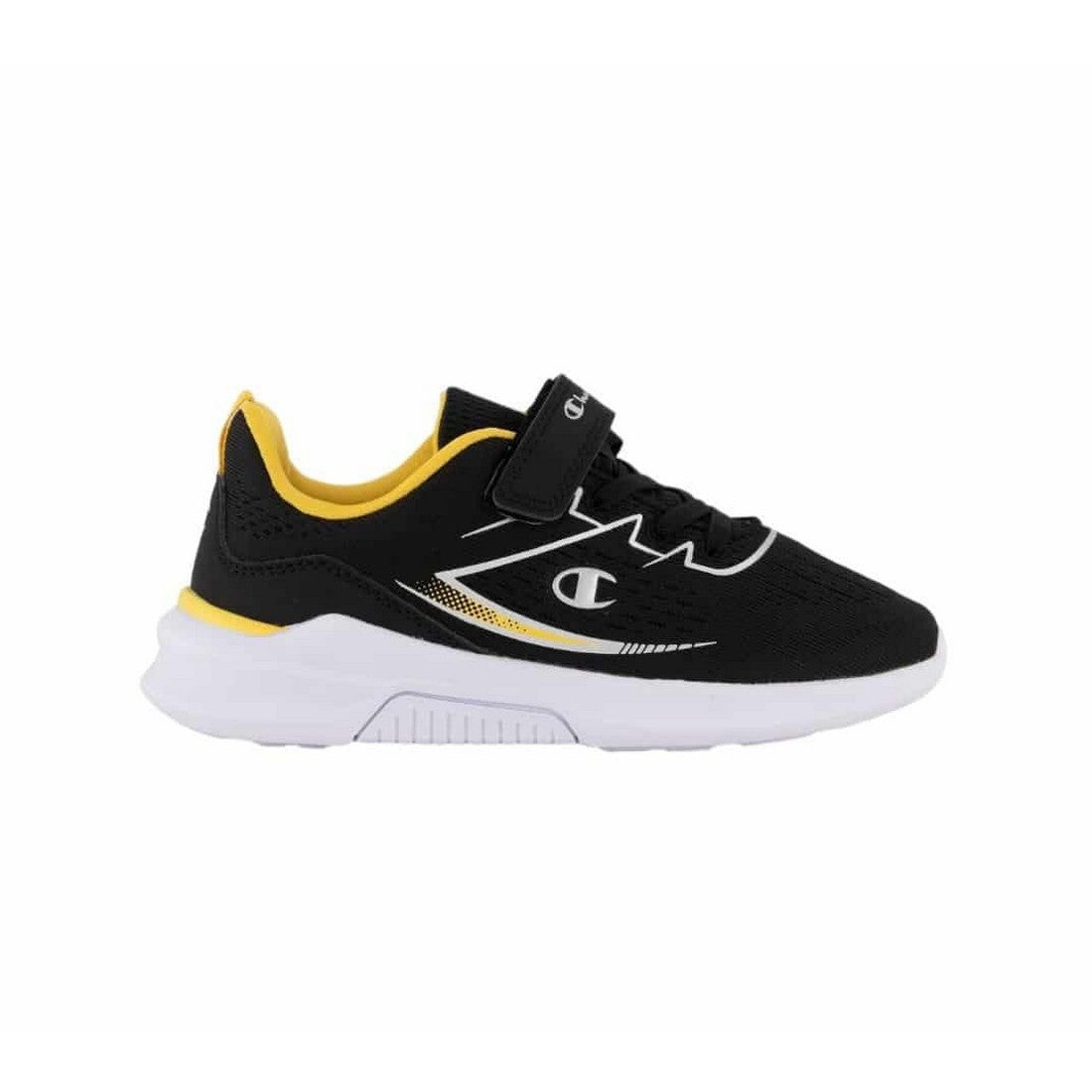 CHAMPION NIMBLE B PS LOW CUT SHOE NBK/YELLOW/SILVER S32746-KK003