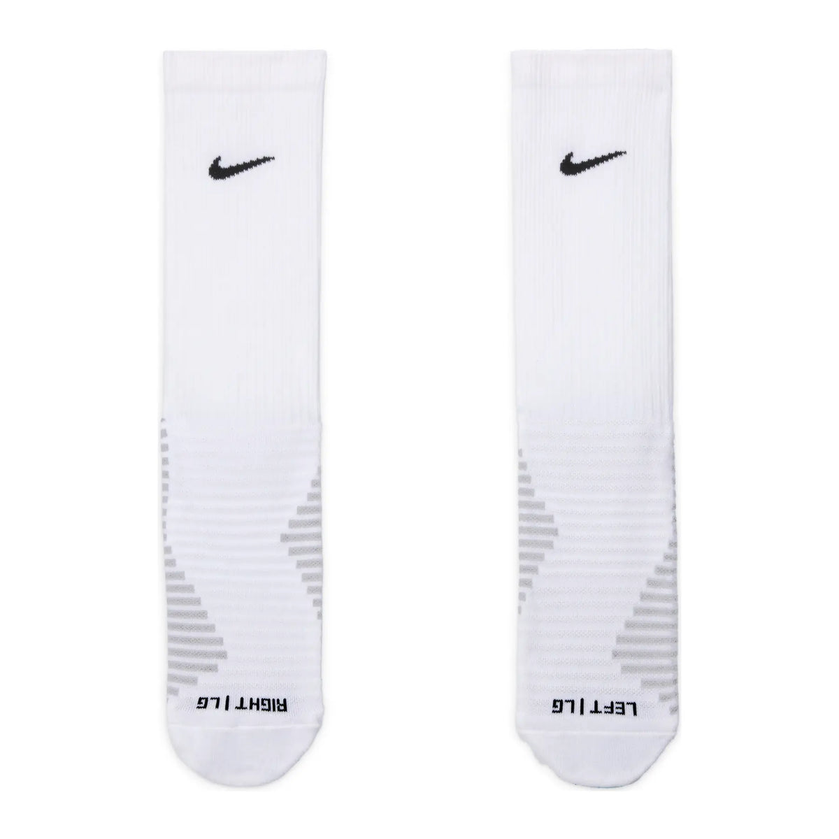 Nike Strike Dri-FIT Crew Socks FZ8485-100 – Bianco, calzini unisex in poliestere, calzini sportivi da abbinare a tute e pantaloncini per look sportivi