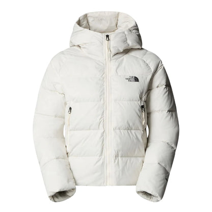 THE NORTH FACE W HYALITE DOWN HOODIE WHITE DUNE NF0A8E75QLI1