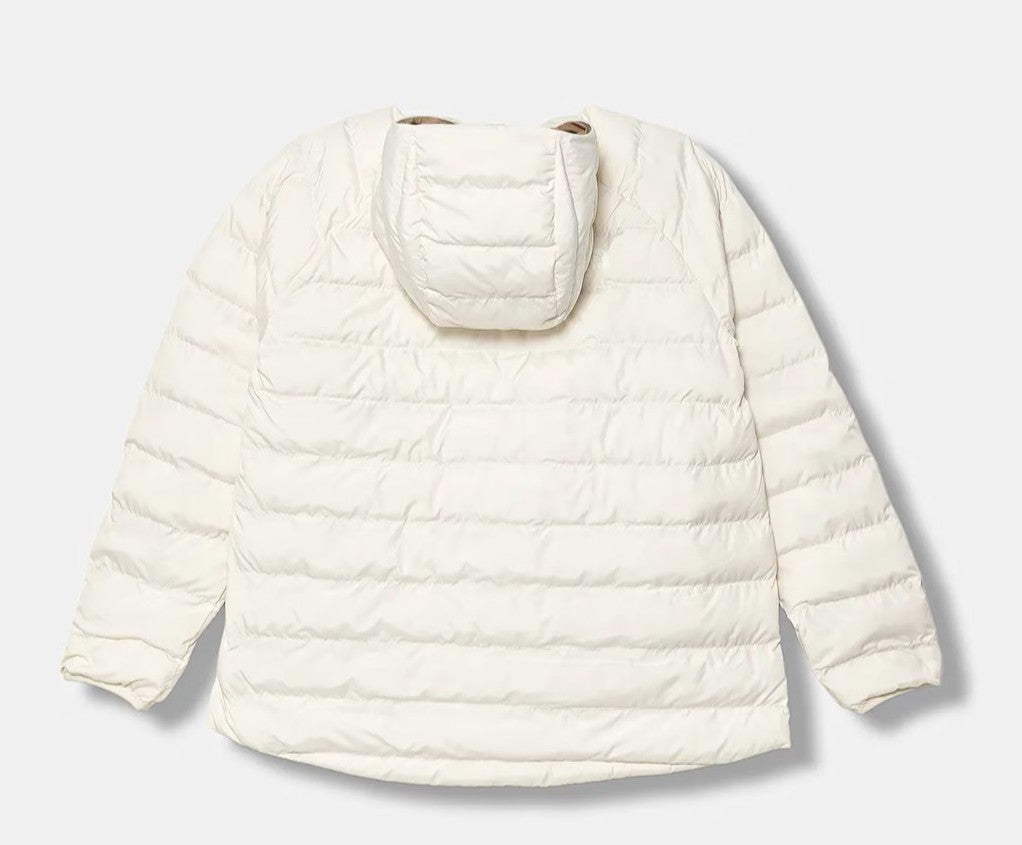 THE NORTH FACE G REVERSIBLE PERRITO HOODED JACKET WHITE DUNE NF0A88UEQLI1