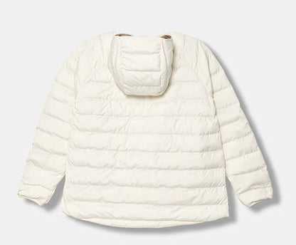 THE NORTH FACE G REVERSIBLE PERRITO HOODED JACKET WHITE DUNE NF0A88UEQLI1