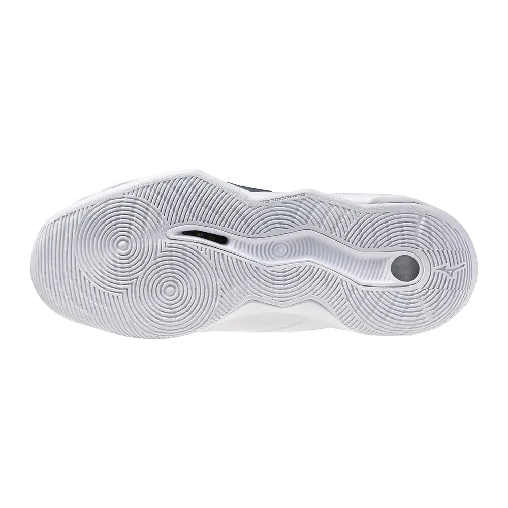 Mizuno Wave Momentum Pro Mid – Scarpe da pallavolo mid unisex bianco in ecopelle e mesh – V1GA254583