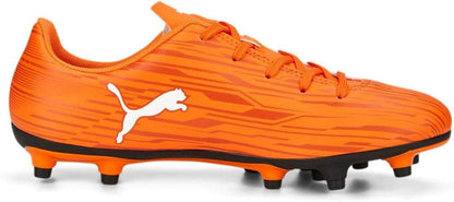 PUMA Rapido III FG/AG Jr DRAGON FIRE- WHITE-CHILI POWDER- BLACK 106576-08