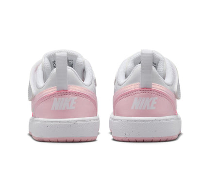 NIKE COURT BOROUGH LOW RECRAFT WHITE/PINK FOAM DV5458-105