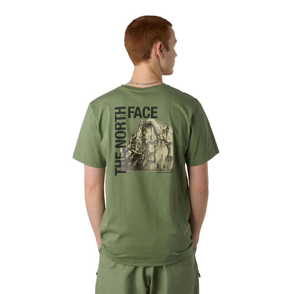 THE NORTH FACE M HALF DOME PHOTO SS TEE BARK MIST NF0A8EE9BO91