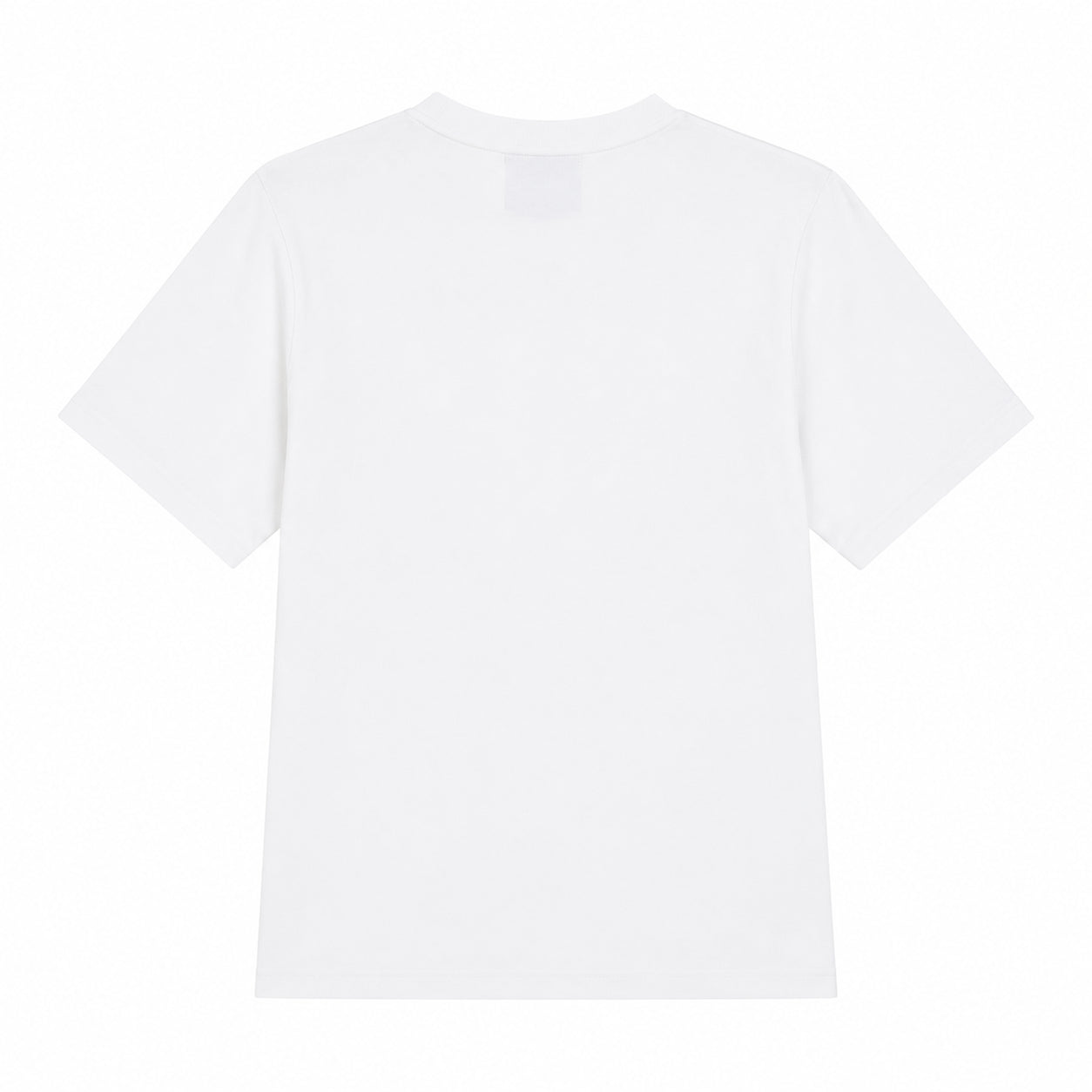 EA7 Maglietta bianca a maniche corte con girocollo, dal design semplice e versatile, ideale per un abbigliamento quotidiano comodo e pratico. 7B000020-U0002
