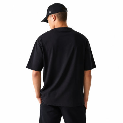 New Era New York Yankees MLB Essential T-Shirt Oversize Uomo Maglietta Manica Corta in Cotone Nero Black S-XL 60675746