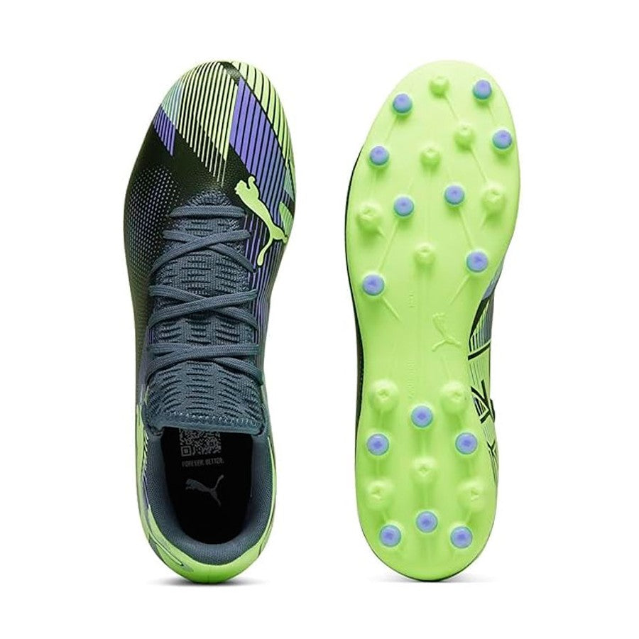 PUMA FUTURE 7 PLAY MG GRAY SKIES-ELEKTRO PURPLE-FIZZY APPLE-PUMA WHITE 107941-03