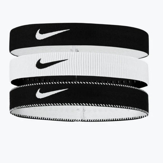 NIKE WIDE HEADBANDS 3PK BK/WH/BK N1011932036OS