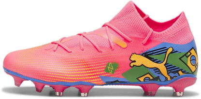 PUMA FUTURE 7 MATCH NJR FG/AG SUNSET GLOW-BLACK-SUN STREAM-GREEN-BLUEMAZI 107840-01
