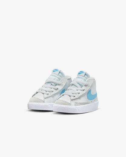 NIKE BLAZER MID '77 SUMMIT WHITE/AQUARIUS BLUE-PHOTON DUST DA4088-114