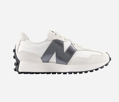NEW BALANCE SCARPA LIFESTYLE - DONNA - SUEDE-LEATHER - SEA SALT-SILVER GREY WS327JWB