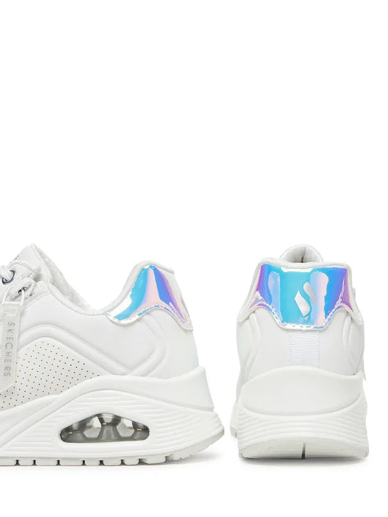 SKECHERS UNO GEN1 - ZIP AND S WHT 310554L-WHT