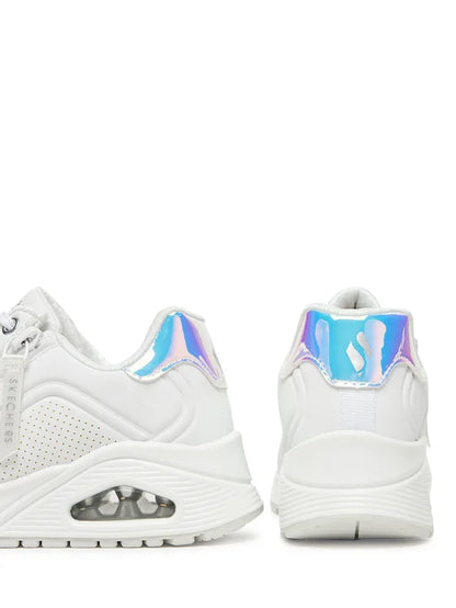 SKECHERS UNO GEN1 - ZIP AND S WHT 310554L-WHT