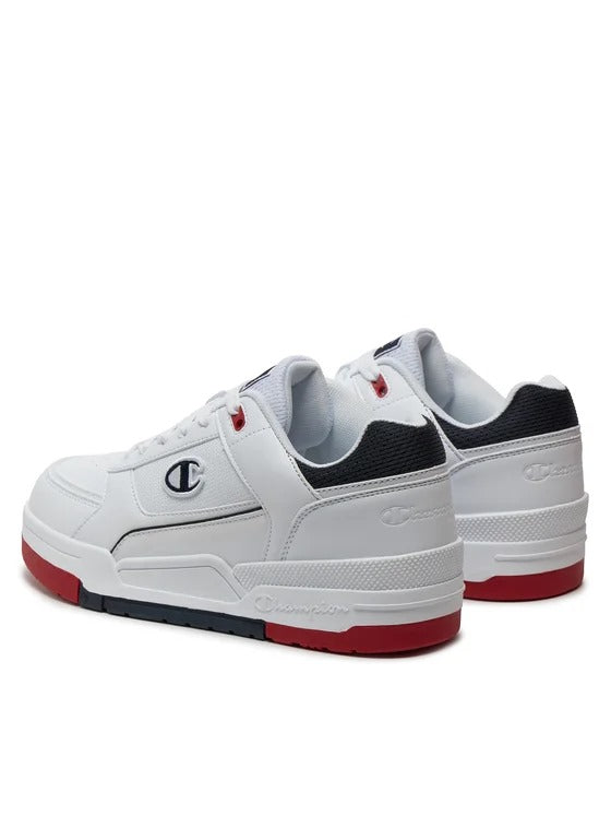 CHAMPION RD18 HERITAGE LOW LOW CUT SHOE WHT/NNY/RED S22030-WW005