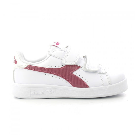177016-D0586 DIA GAME P PS GIRL BIANCO/ROSSO CLARET