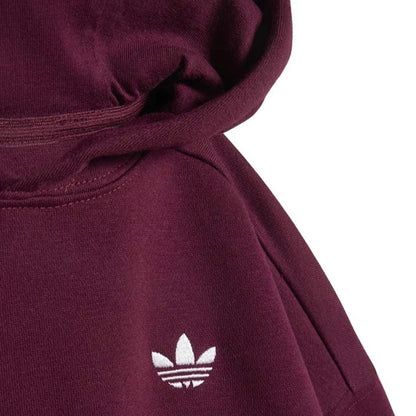 Adidas Tuta Bambino Cappuccio e Pantaloni Borgogna KS1264