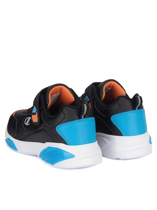 CHAMPION WAVE PU B PS LOW CUT SHOE NBK/BLUE/ORANGE S32818-KK011