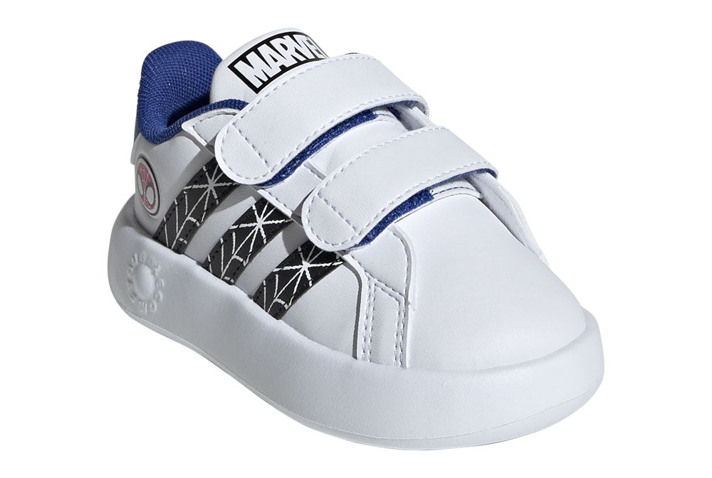 ADIDAS GRAND COURT SPIDER- FTWWHT/CBLACK/ROYBLU ID8017