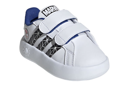 ADIDAS GRAND COURT SPIDER- FTWWHT/CBLACK/ROYBLU ID8017