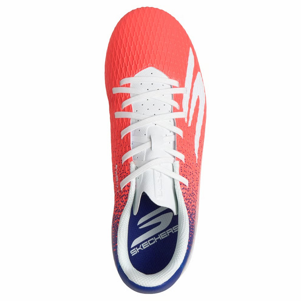Skechers JR Youth FG – Scarpe da calcio bambino corallo in pelle sintetica – 252161L-BBLP
