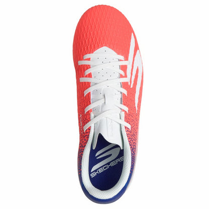 Skechers JR Youth FG – Scarpe da calcio bambino corallo in pelle sintetica – 252161L-BBLP