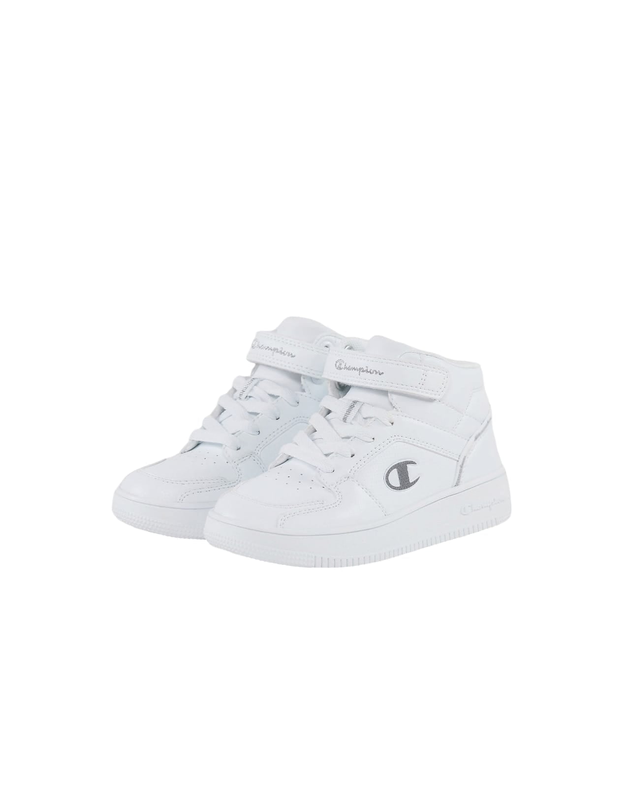 CHAMPION RD18 2.0 MID G PS MID CUT SHOE WHT/SILVER S32498-WW021