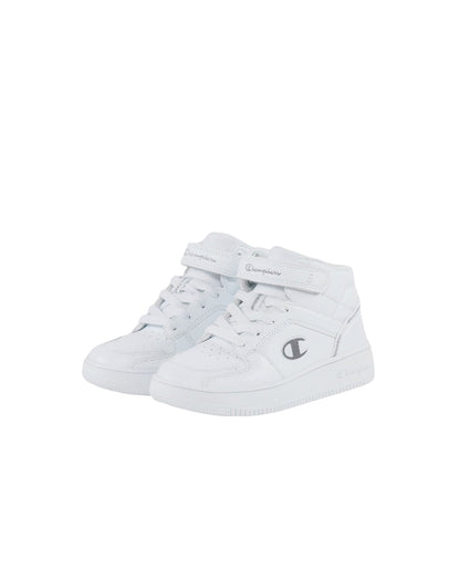 CHAMPION RD18 2.0 MID G PS MID CUT SHOE WHT/SILVER S32498-WW021