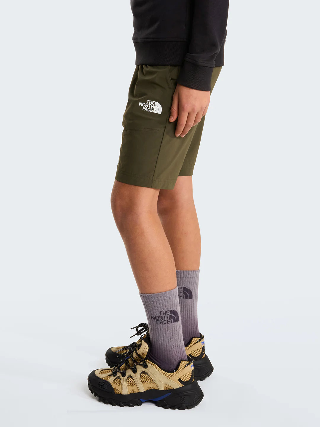 THE NORTH FACE TEEN LIGHTWEIGHT HIKE SHORT NEW TAUPE GREEN NF0A8FYV21L1