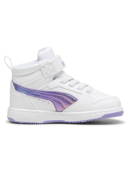 PUMA REBOUND V6 MID BOUNCY SKY AC+ INF PUMA BLACK-LAVENDER ALERT-MAUVED OUT 398727-01