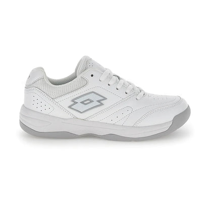 LOTTO COURT LOGO AMF XX W ALL WHITE/SILVER METAL 2 sneakers 220655-1GN