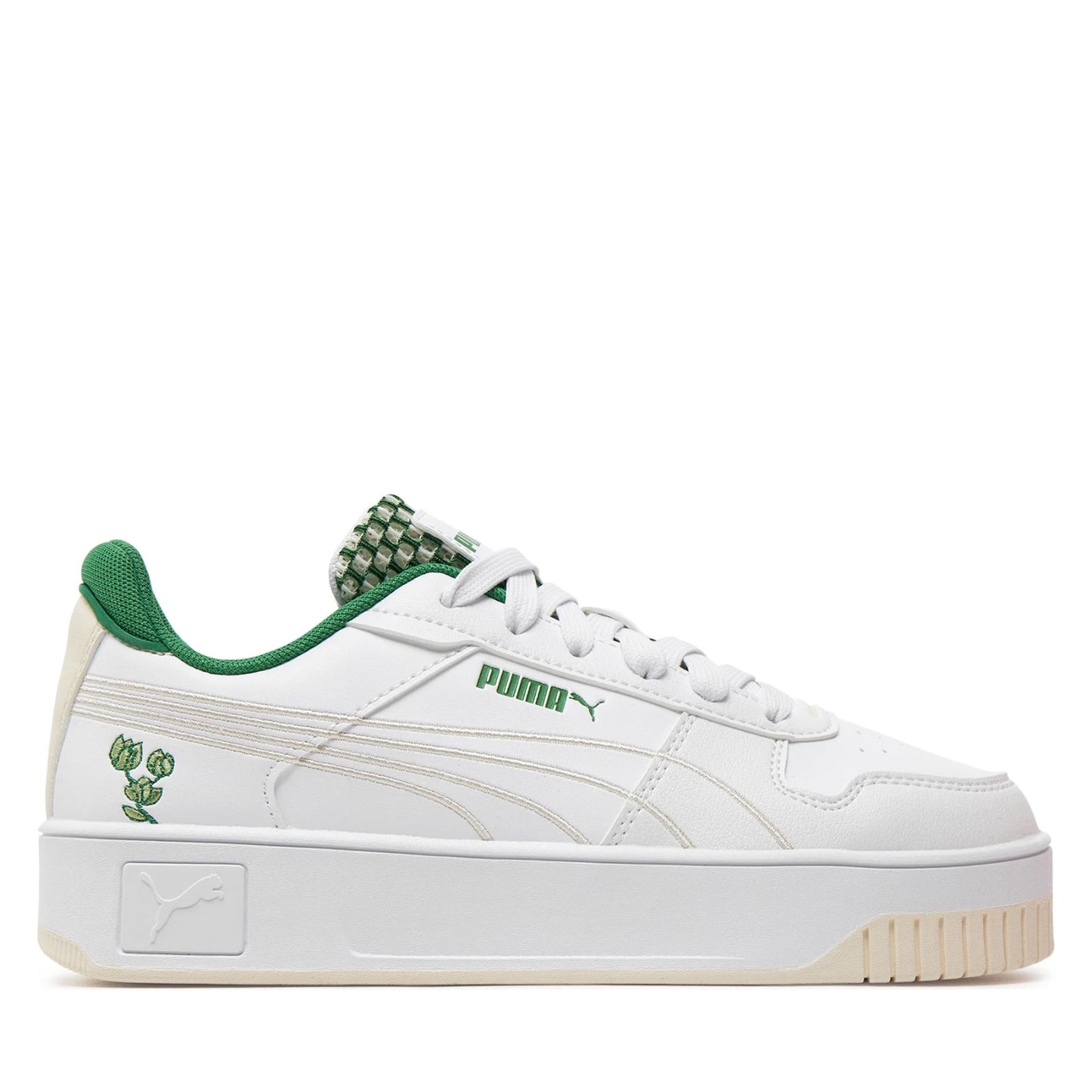 PUMA CARINA STREET BLOSSOM WHITE-SUGARED ALMOND-ARCHIVE GREEN 395094-01