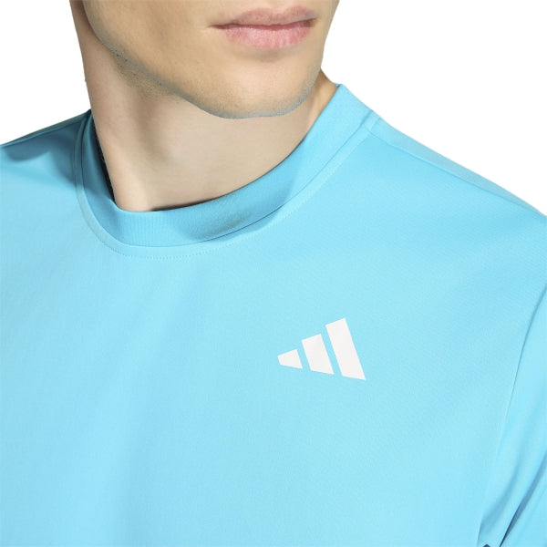 ADIDAS CLUB 3STR TEE_SIGNAL CYAN KB9728