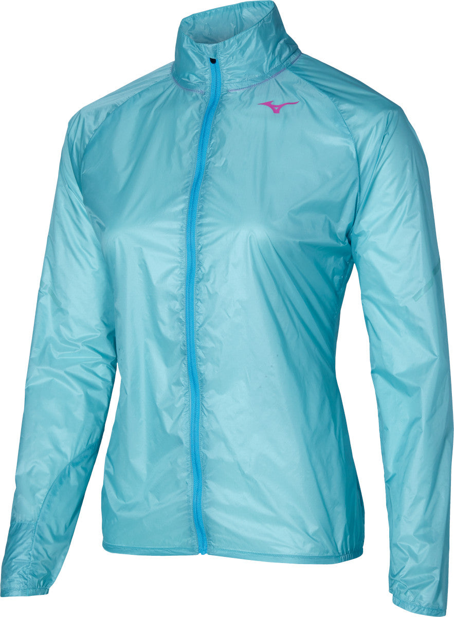 Mizuno Premium Aero Jacket W – Antipioggia Turchese