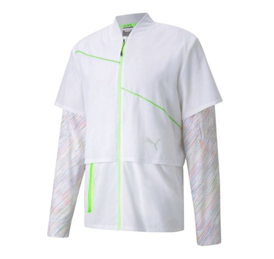 PUMA Ultra Running Jacket Mens Training Track Top 520854-02
